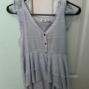 True Craft Blue Sleeveless Blouse
